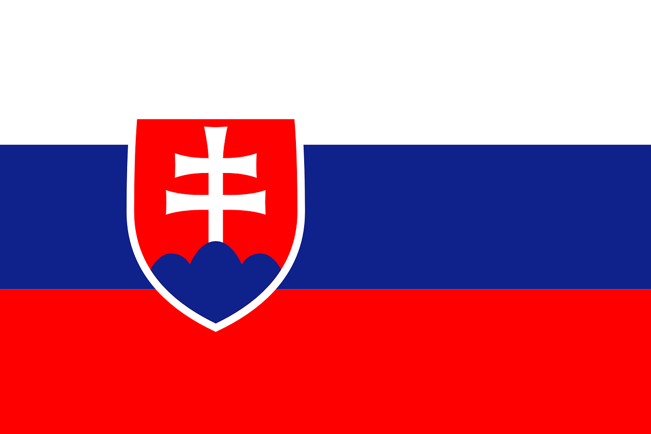 The flag of Slovakia