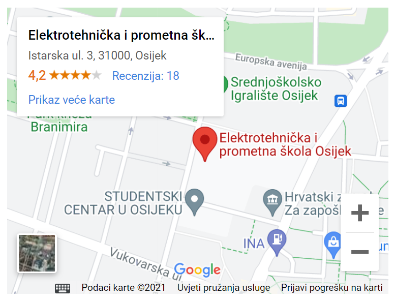 Google maps - Elpros